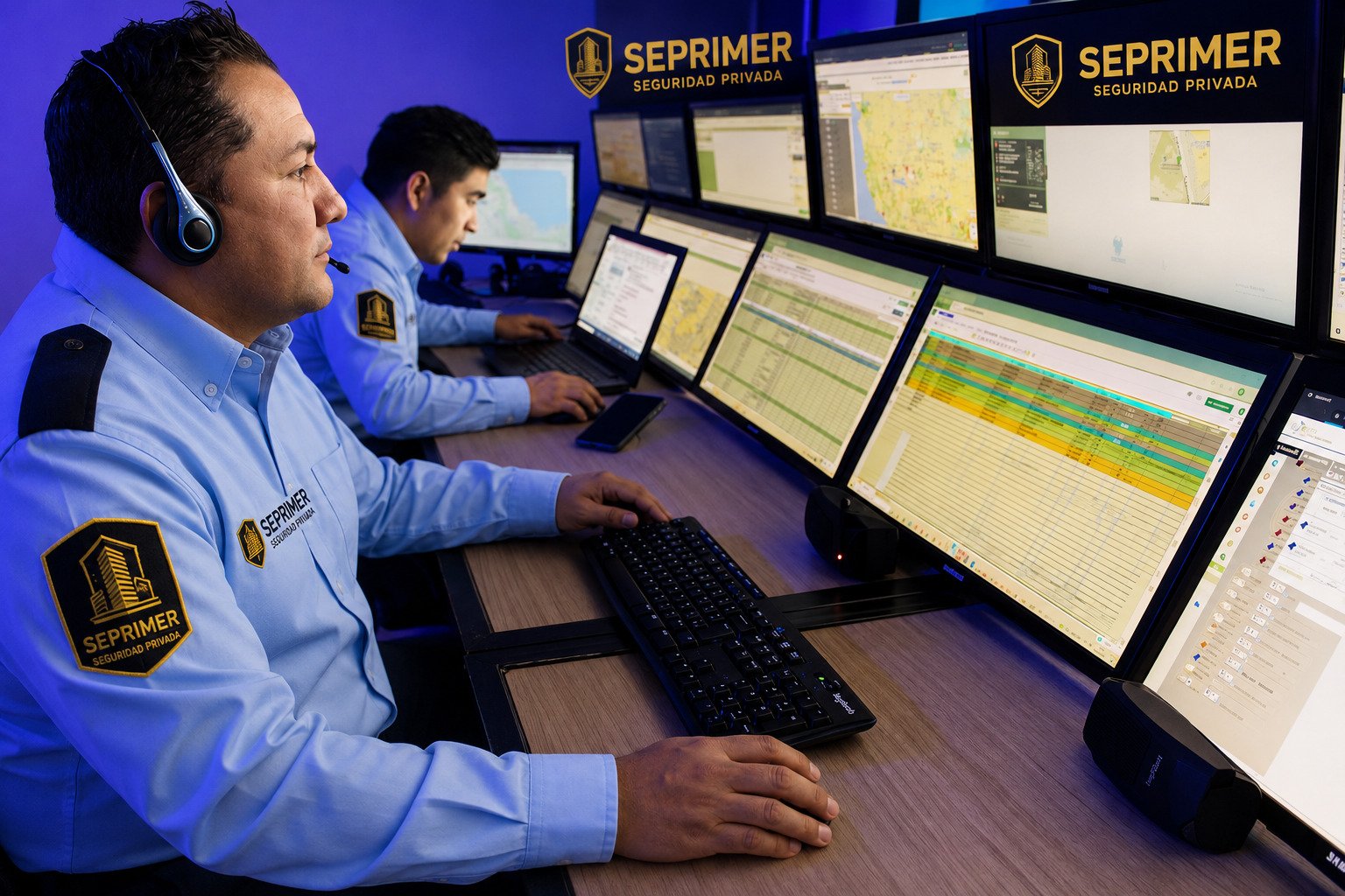 Guardia de seguridad intramuros de SEPRIMER en CDMX